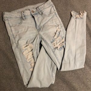 American Eagle Ripped Jeans.